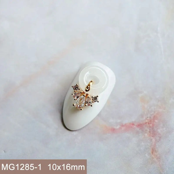 Mixed Gold Crystal Charms-ToShay.org