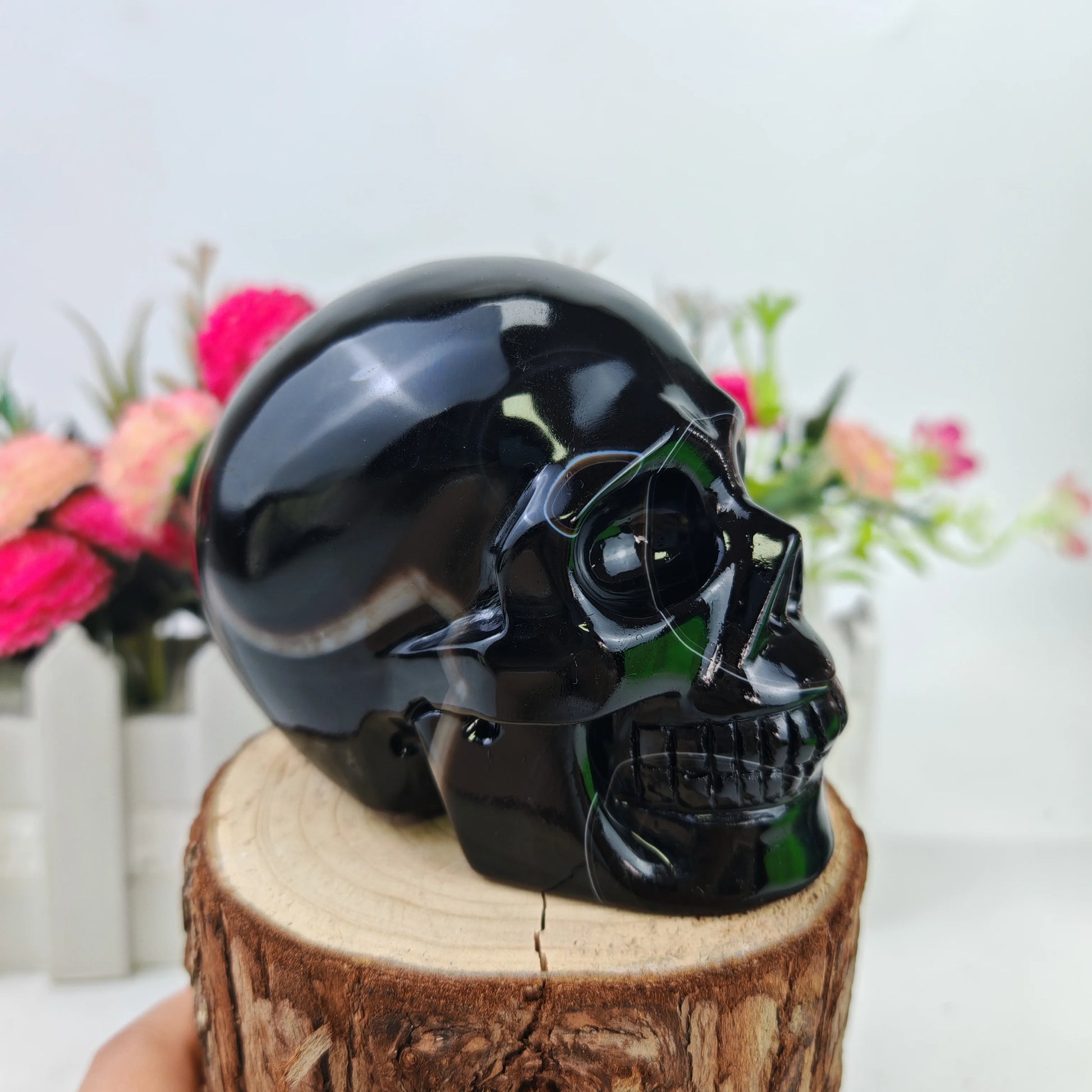 Black Sardonyx Skull-ToShay.org