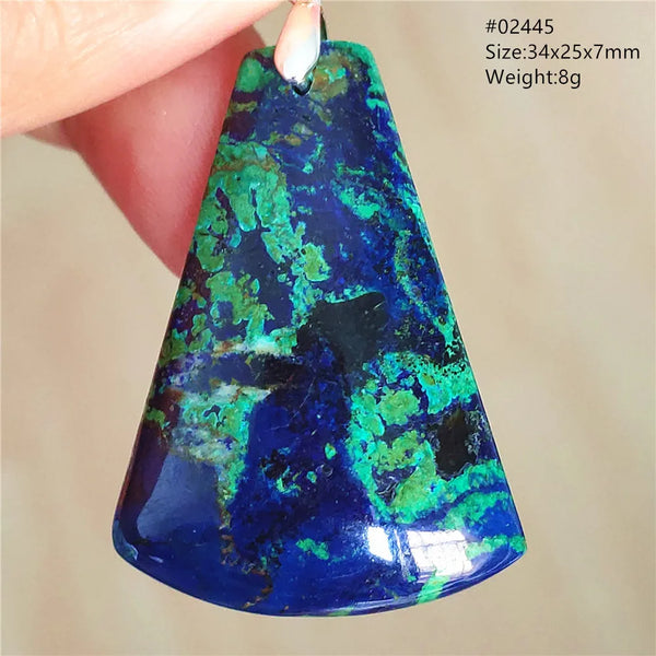 Green Blue Malachite Pendant-ToShay.org