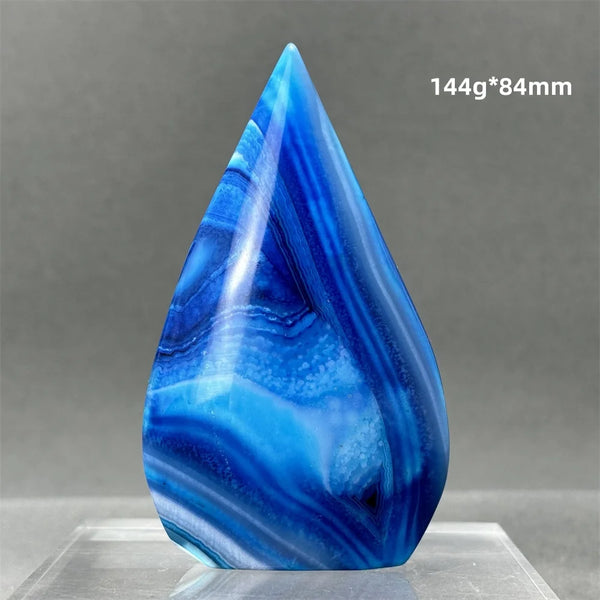 Blue Agate Torch-ToShay.org
