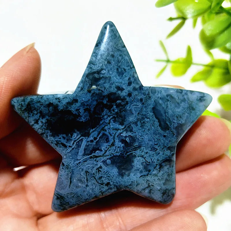 Green Moss Agate Star-ToShay.org
