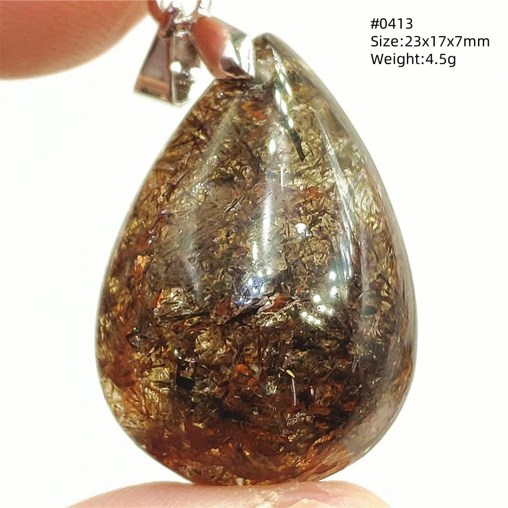 Black Rutilated Copper Quartz-ToShay.org
