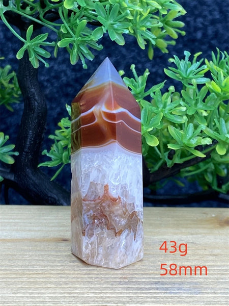 Orange Carnelian Wand-ToShay.org