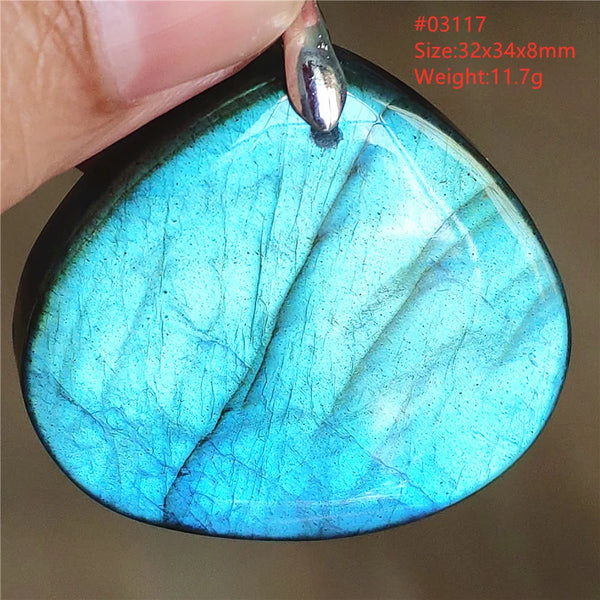 Blue Light Labradorite Pendant-ToShay.org