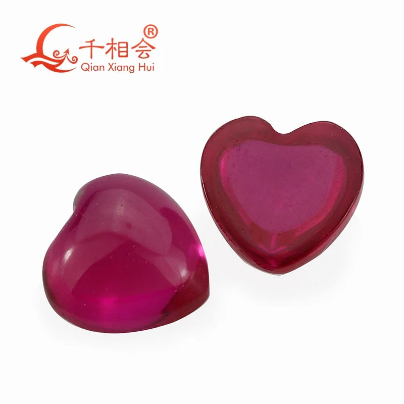 Red Ruby Corundum Heart-ToShay.org