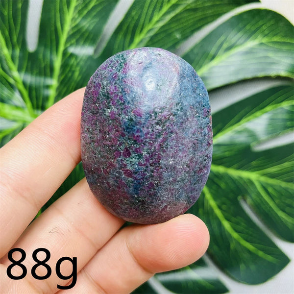 Ruby Sapphire Palm Stone-ToShay.org