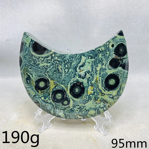 Green Peacock Eyes Moon-ToShay.org