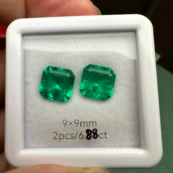 Green Crystal Cut Emerald-ToShay.org