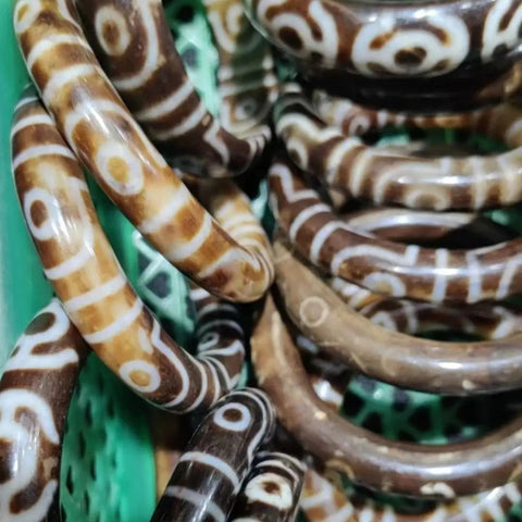 Tibetan Agate Eyes Bracelet-ToShay.org