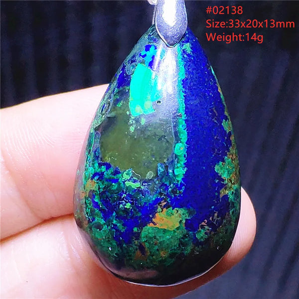 Blue Azulite Pendant-ToShay.org
