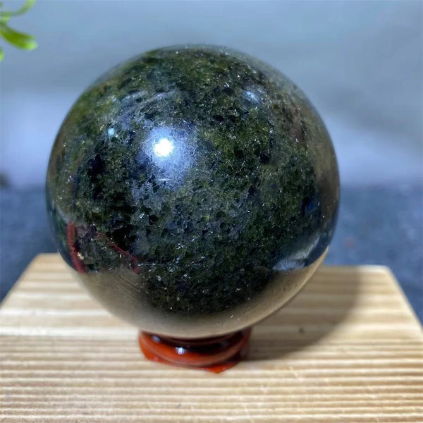 Green Olivine Quartz Ball-ToShay.org