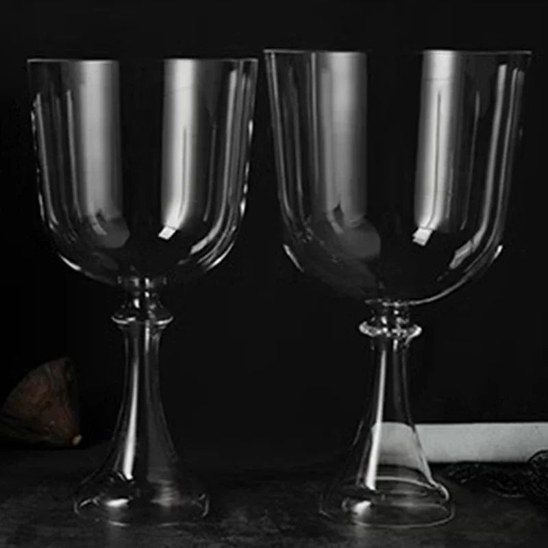 Clear Crystal Singing Chalice-ToShay.org