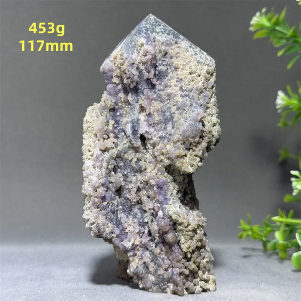 Purple Grape Agate Tower-ToShay.org