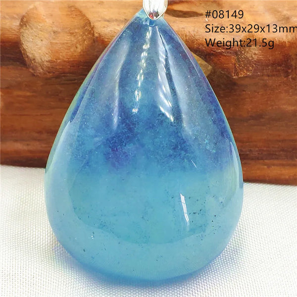 Blue Aquamarine Pendant-ToShay.org