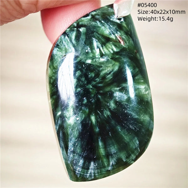 Green Seraphinite Pendant-ToShay.org