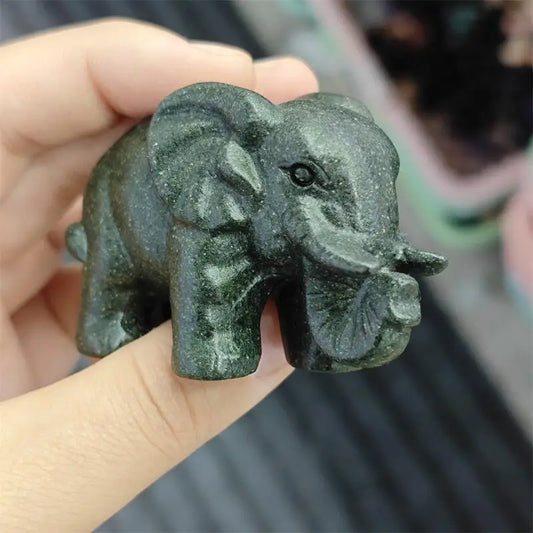 Green Jade Elephant-ToShay.org