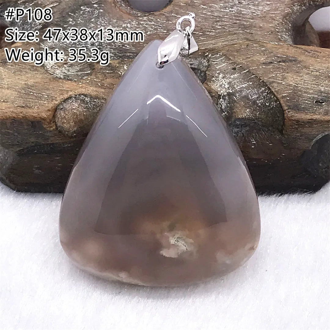Pink Cherry Agate Pendant-ToShay.org