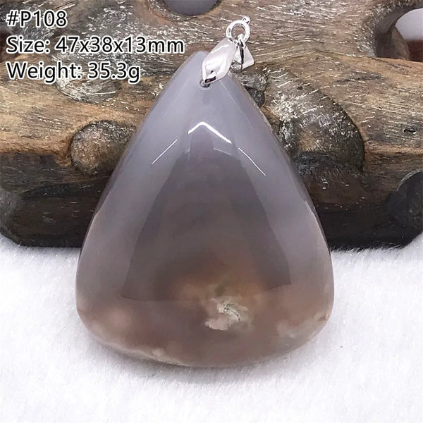 Pink Cherry Agate Pendant-ToShay.org