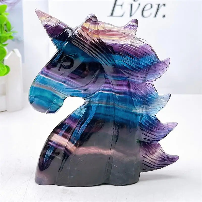Rainbow Fluorite Unicorn-ToShay.org