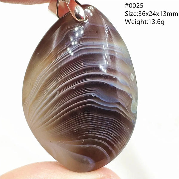 Black Agate Pendant-ToShay.org