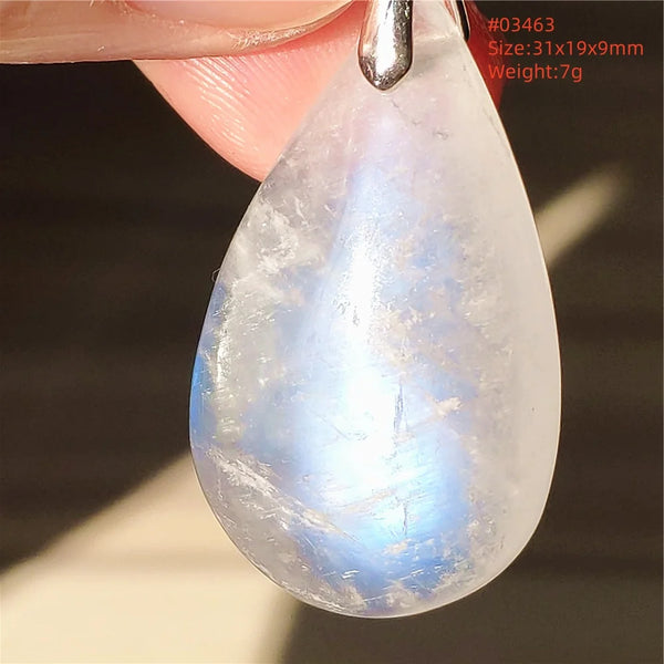 Blue Light Moonstone Pendant-ToShay.org