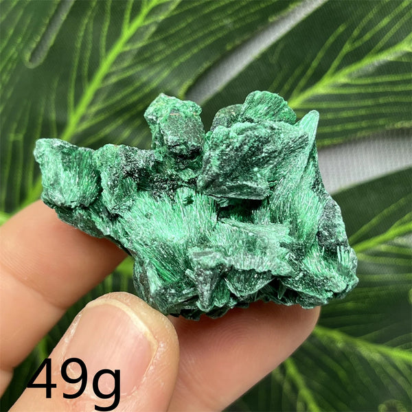 Green Malachite Silk Luster Crystal-ToShay.org