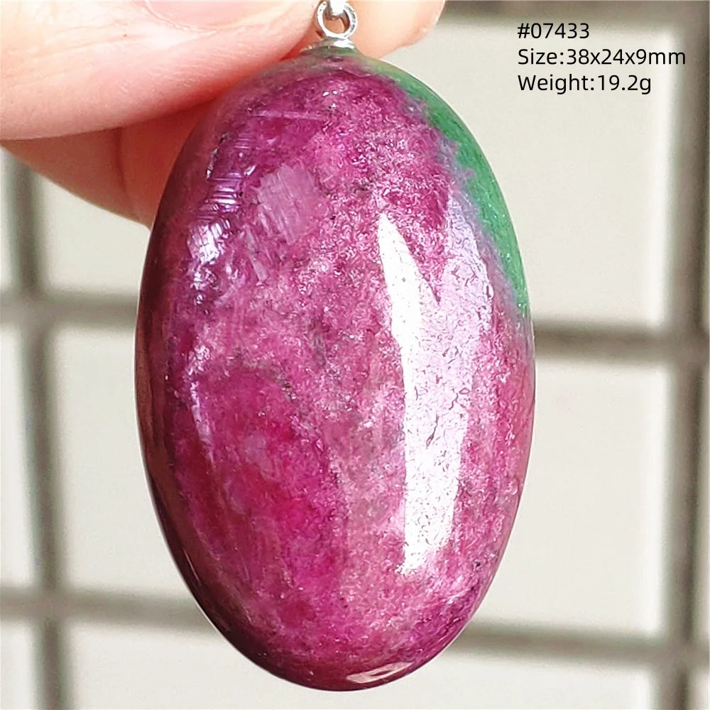 Red Ruby Zoisite Light Pendant-ToShay.org