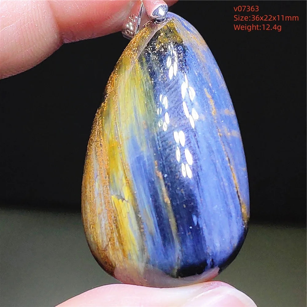 Blue Pietersite Pendant-ToShay.org