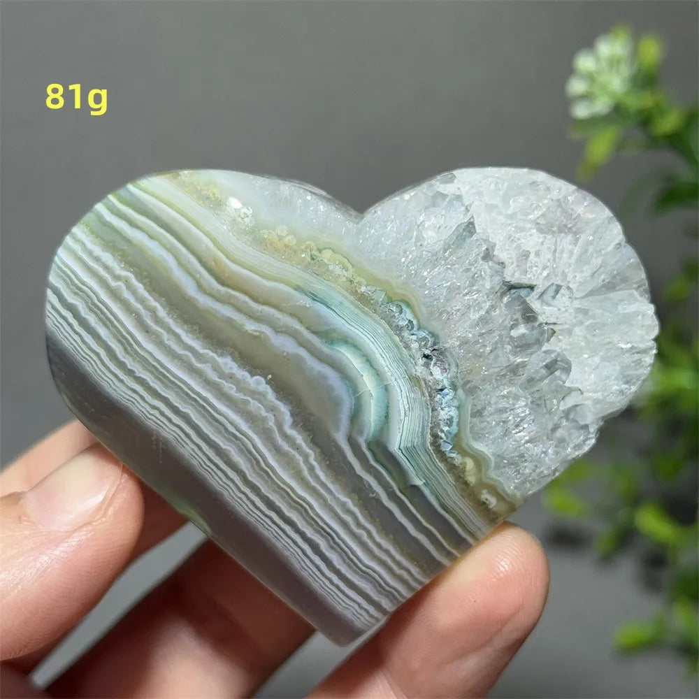 Green Agate Heart-ToShay.org