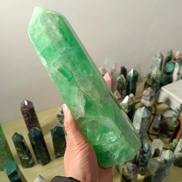 Green Fluorite Tower-ToShay.org