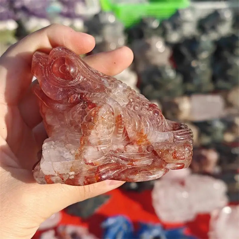 Red Fire Quartz Toad-ToShay.org