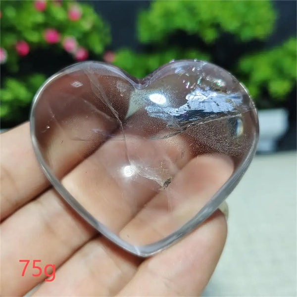 Clear Crystal Heart-ToShay.org