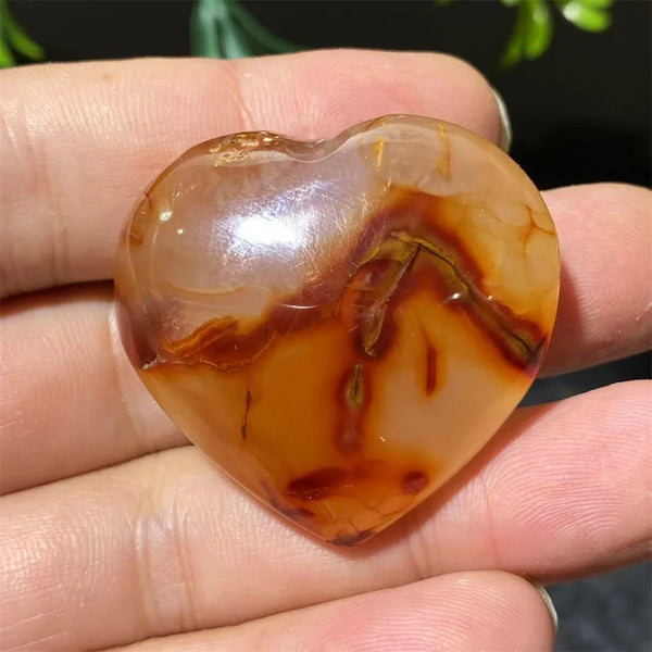 Orange Carnelian Heart-ToShay.org