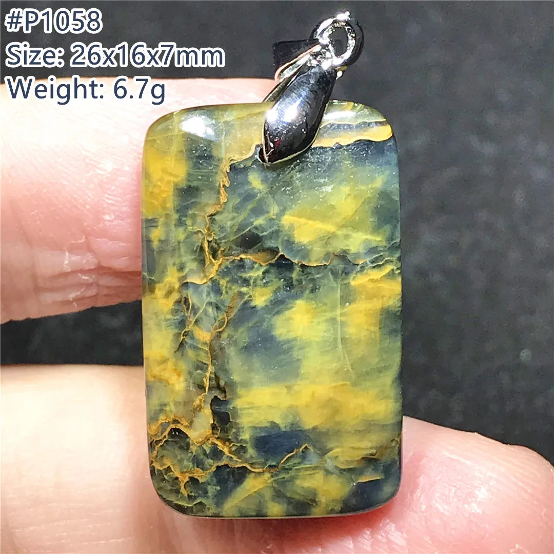 Blue Pietersite Pendant-ToShay.org