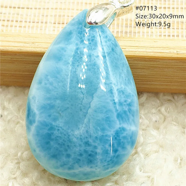 Blue Larimar Pendant-ToShay.org
