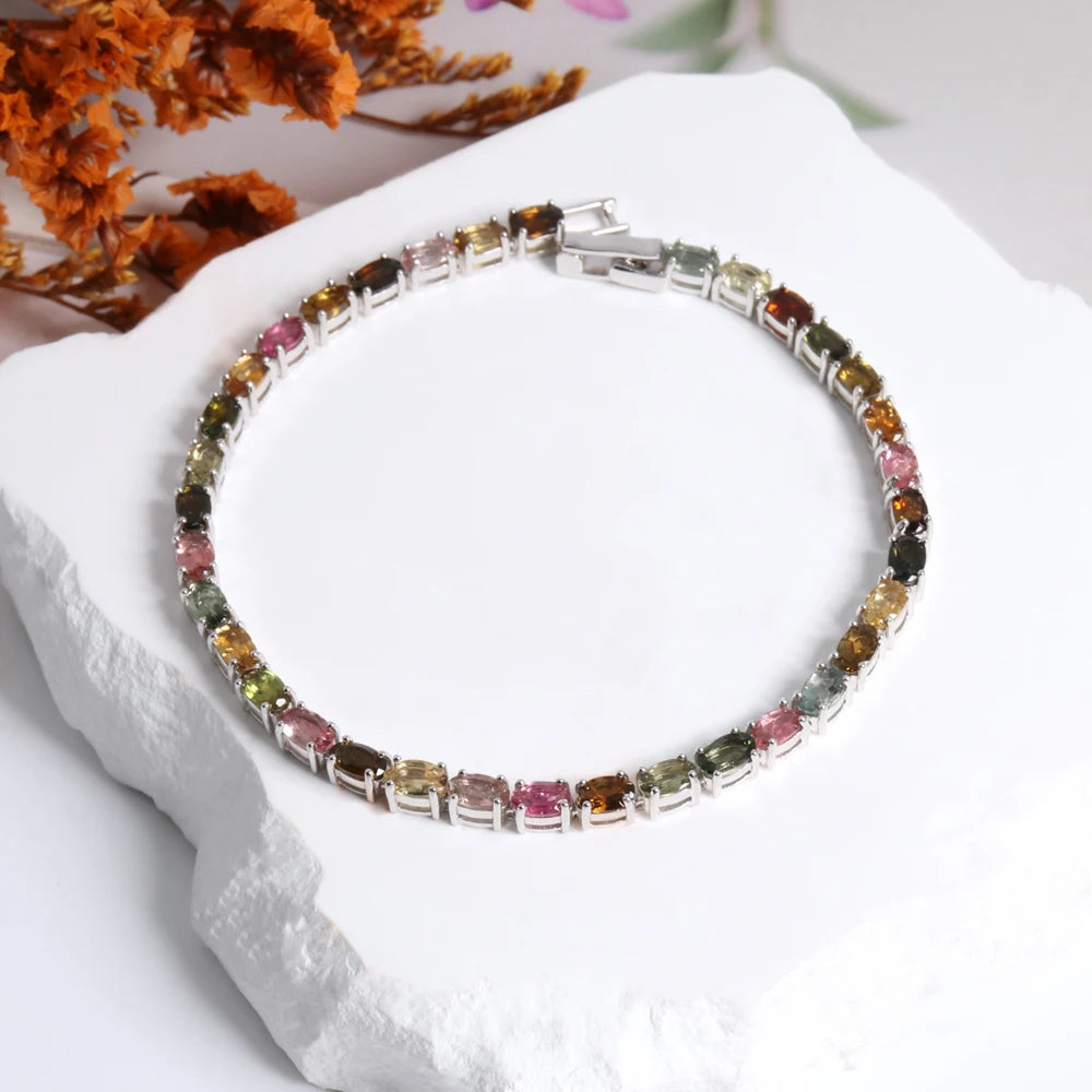 Mixed Tourmaline Bracelet-ToShay.org