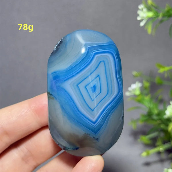 Blue Sapphire Striped Agate-ToShay.org