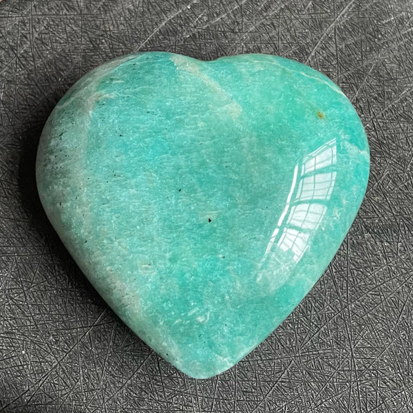 Blue Amazonite Heart-ToShay.org