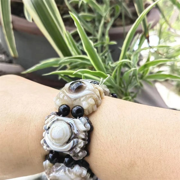 Tibetan Agate Eye Bracelet-ToShay.org