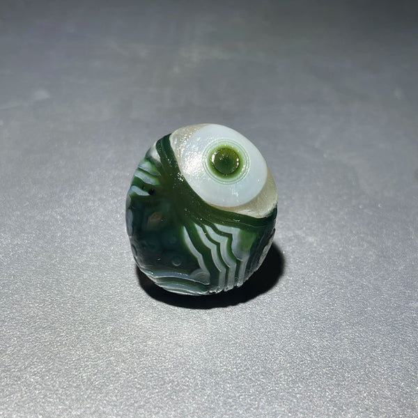 Green Wishing Agate Eye Rock-ToShay.org