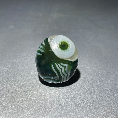 Green Wishing Agate Eye Rock-ToShay.org