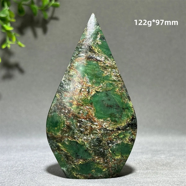 Green Emerald Agate Torch-ToShay.org