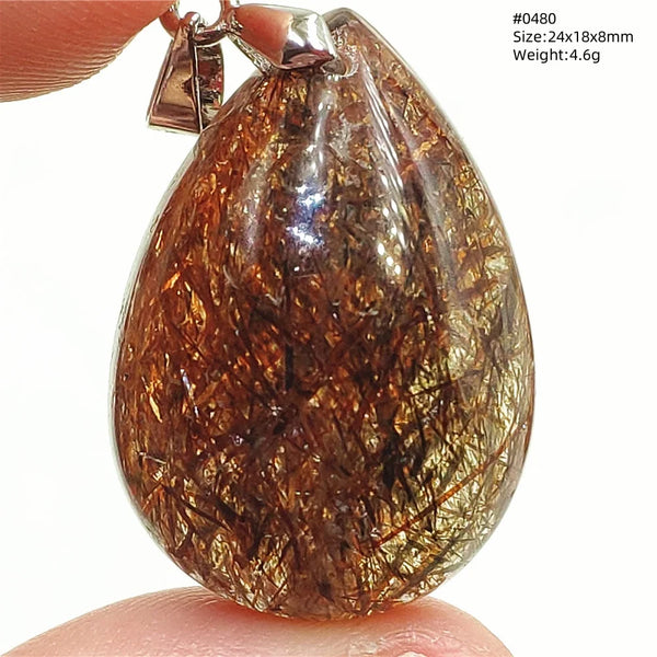 Black Copper Rutilated Quartz-ToShay.org
