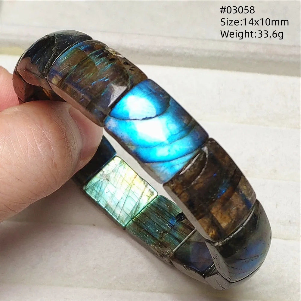 Blue Labradorite Bracelet-ToShay.org
