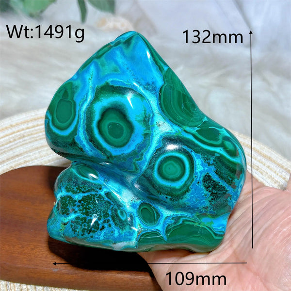 Blue Chrysocolla Malachite Gemstones-ToShay.org