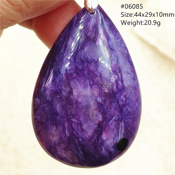 Purple Charoite Pendant-ToShay.org