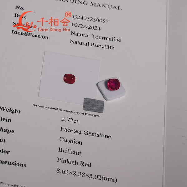 Red Rubellite Tourmaline Gemstone-ToShay.org