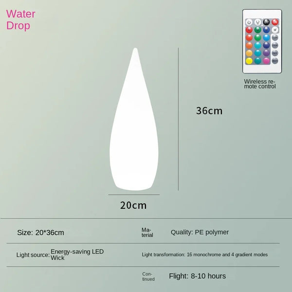 Water Drop Lawn Lamps-ToShay.org