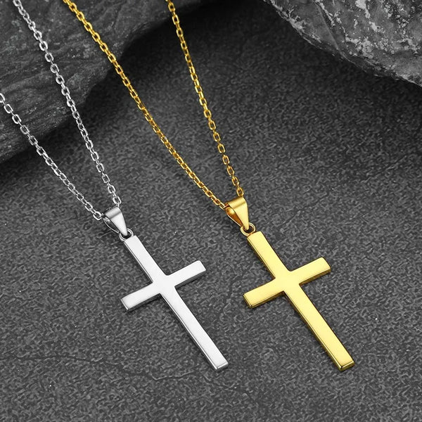 Gold Cross Pendant Necklaces-ToShay.org