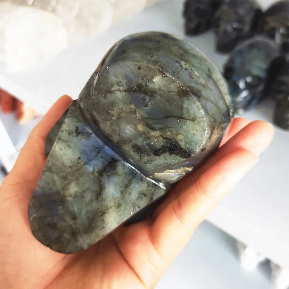 Blue Labradorite Skull-ToShay.org